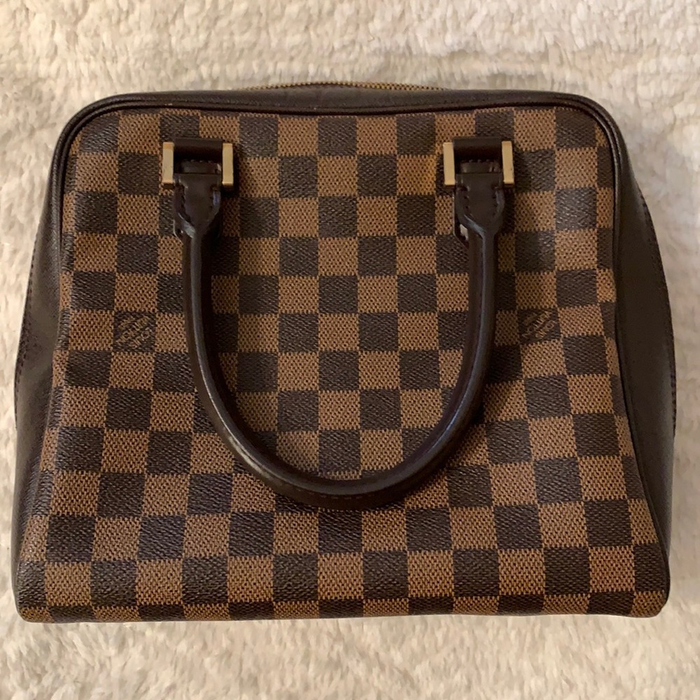 Authentic Louis Vuitton Damier Ebene Brera Satchel
